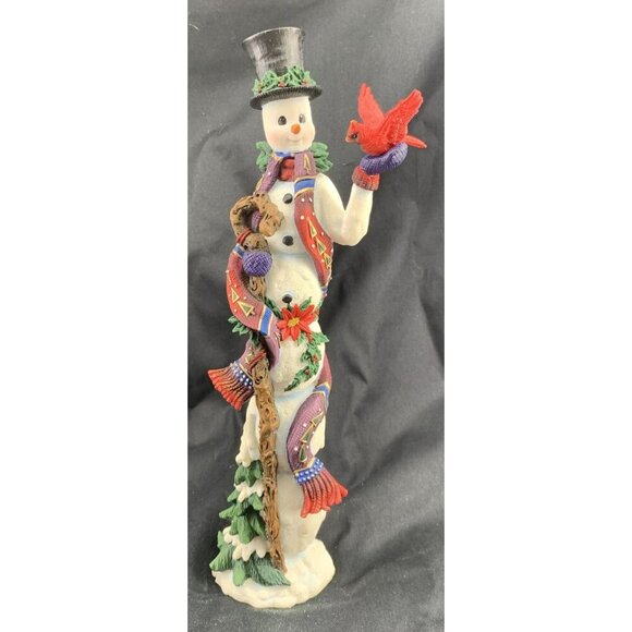 Lenox Pencil Snowman Winter Friend Christmas Figurine 11.5" Tall 1999 Vintage - Picture 1 of 9
